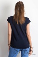 T-shirt Damski Model RV-TS-4839.10P Navy - BFG