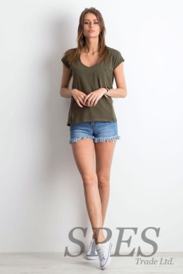 T-shirt Damski Model RV-TS-4839.21P Khaki - BFG