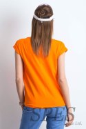 T-shirt Damski Model RV-TS-4839.56P Orange - BFG