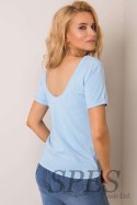 T-shirt Damski Model RV-TS-5671.05P Light Blue - BFG