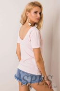 T-shirt Damski Model RV-TS-5671.05P Light Pink - BFG