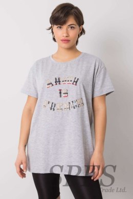 T-shirt Damski Model FA-TS-6892.88 Grey - Fancy