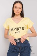 T-shirt Damski Model FA-TS-7142.37P Light Yellow - Fancy