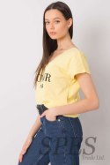 T-shirt Damski Model FA-TS-7142.37P Light Yellow - Fancy