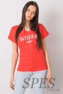 T-shirt Damski Model FA-TS-7142.37P Red - Fancy