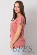 T-shirt Damski Model FA-TS-7196.74P Dark Pink - Fancy