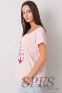 T-shirt Damski Model FA-TS-7196.74P Light Pink - Fancy