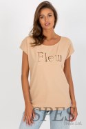 T-shirt Damski Model FA-TS-8515.46 Camel - Fancy