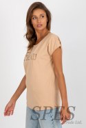 T-shirt Damski Model FA-TS-8515.46 Camel - Fancy