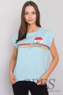 Tshirt Damski Model FA-BZ-7139.73P Light Blue - Fancy