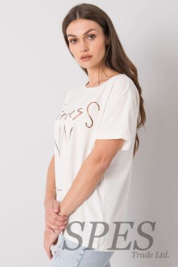 T-shirt Damski Model FA-TS-7121.88P Ecru - Fancy