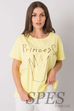 T-shirt Damski Model FA-TS-7121.88P Light Yellow - Fancy