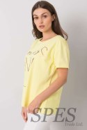 T-shirt Damski Model FA-TS-7121.88P Light Yellow - Fancy