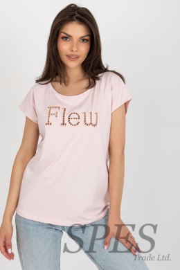 T-shirt Damski Model FA-TS-8515.46 Light Pink - Fancy