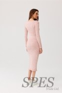 Sukienka Model Eva ROZ SUK0466 Pink - Roco Fashion