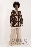 Sweter Damski Model BA-SW-0277.02 Dark Brown - Badu