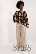 Sweter Damski Model BA-SW-0277.02 Dark Brown - Badu