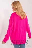 Sweter Damski Model BA-SW-12055.14X Fluo Pink - Badu