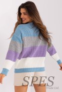 Sweter Damski Model BA-SW-8024.57P Grey/Blue - Badu