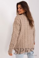 Sweter Damski Model BA-SW-8027.46P Dark Beige - Badu