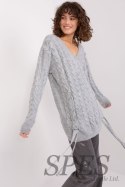 Sweter Damski Model BA-SW-8027.85P Grey - Badu