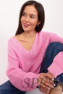 Sweter Damski Model BA-SW-8028.77 Pink - Badu