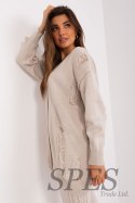 Sweter Damski Model BA-SW-8042-1.23 Beige - Badu