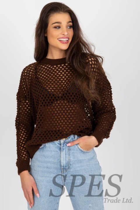 Sweter Damski Model BA-SW-9006.38P Brown - Badu