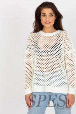 Sweter Damski Model BA-SW-9006.38P Ecru - Badu