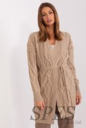 Sweter Kardigan Model BA-SW-8009-1.39P Dark Beige - Badu