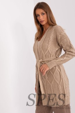 Sweter Kardigan Model BA-SW-8009-1.39P Dark Beige - Badu