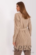 Sweter Kardigan Model BA-SW-8009-1.39P Dark Beige - Badu