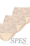 Figi Komplet figi Model Violetta 144-3 Beige - Teyli