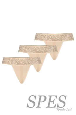 Stringi Komplet stringi Model Comfo 318-3 Beige - Teyli