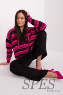 Sweter Damski Model BA-SW-8000.56P Black/Pink - Badu