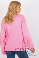 Sweter Damski Model BA-SW-8043.08X Pink - Badu