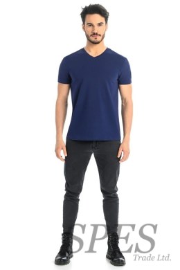 T-shirt Męski Model Dany V 1503 Navy - Teyli