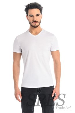 T-shirt Męski Model Dany V 1503 White - Teyli