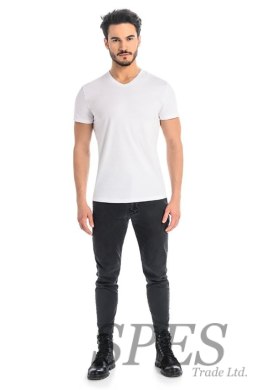 T-shirt Męski Model Dany V 1503 White - Teyli