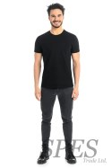 T-shirt Męski Model Luca 1502 Black - Teyli