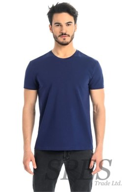 T-shirt Męski Model Luca 1502 Blue - Teyli