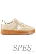 Buty Sportowe Model A185BE Beige - PRIMO