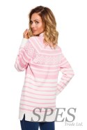 Sweter Damski Model MXS08 Pink - Moe