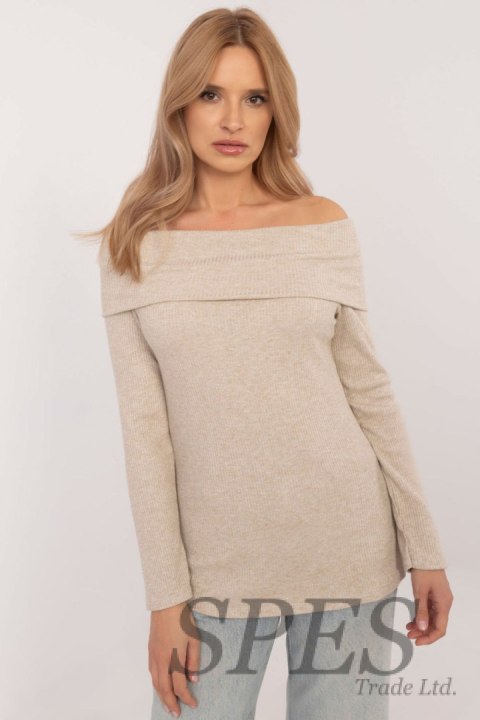 Sweter Damski Model DHJ-SW-A2449.33 Beige - Italy Moda