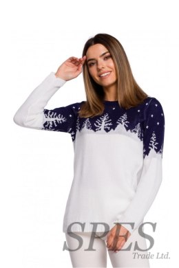 Sweter Damski Model MXS05 Navy - Moe