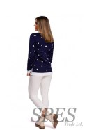 Sweter Damski Model MXS06 Navy - Moe