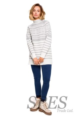 Sweter Damski Model MXS08 Popiel - Moe