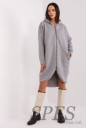 Bluza Damska Model RV-BL-4858-1.99P Light Grey - Rue Paris