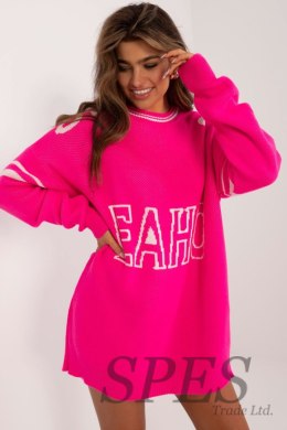 Sweter Damski Model BA-SW-0558.28 Fluo Pink - Badu