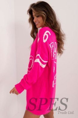 Sweter Damski Model BA-SW-0558.28 Fluo Pink - Badu